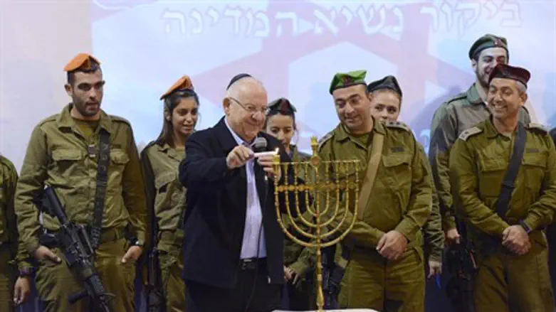 ריבלין בחטמ"ר בנימין