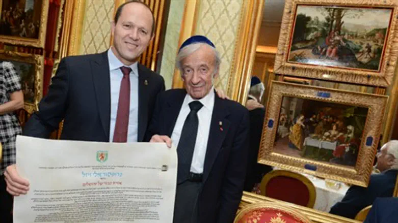 ברקת עם פרו' אלי ויזל