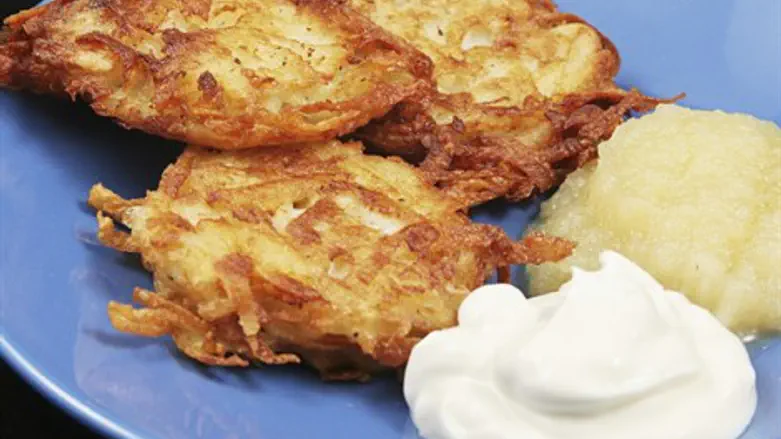 Hanukkah latkes