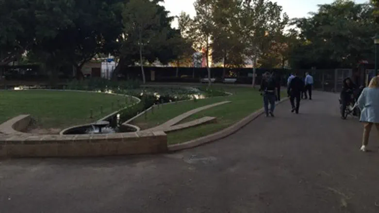 הבריכה ממנה נמשה התינוק