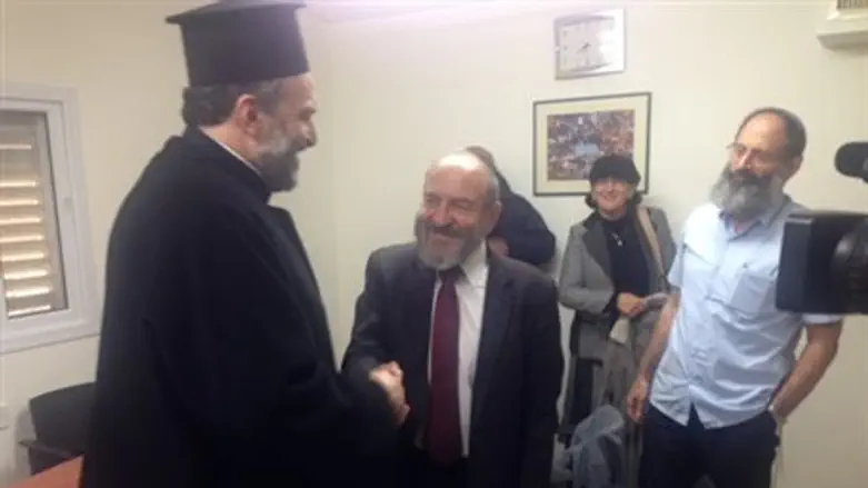 Father Nadaf in Samaria