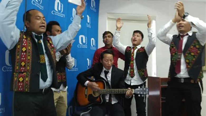 Bnei Menashe celebrate Hanukkah in Israel