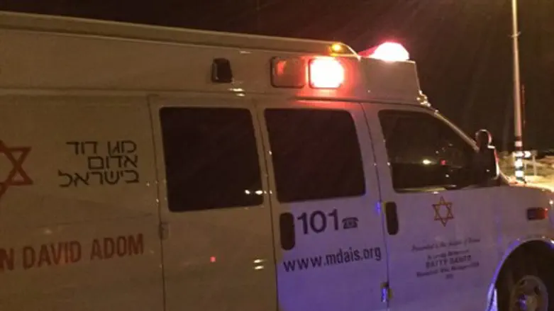 האמבולנס שפינה את ניר, הערב