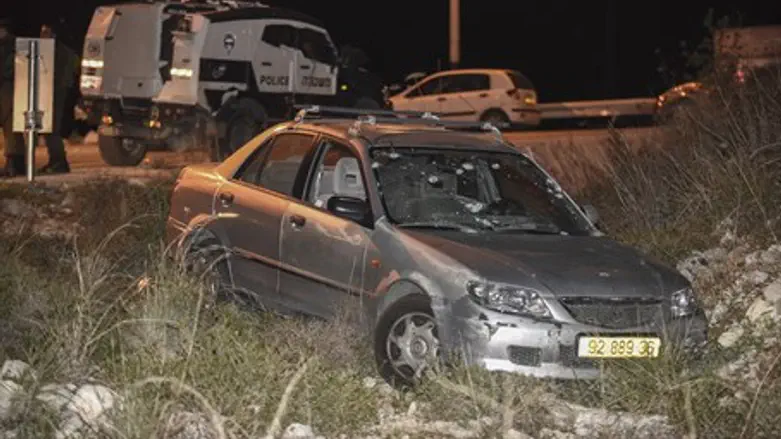 Место теракта в Самарии