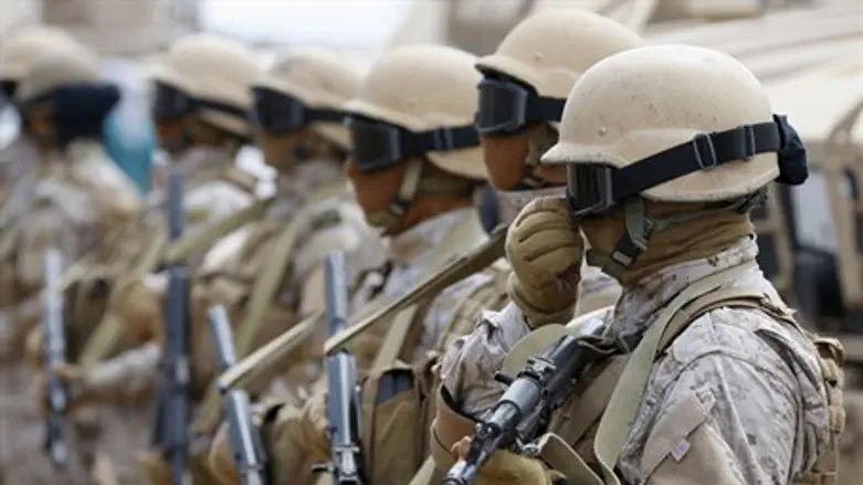 Saudi troops in Yemen