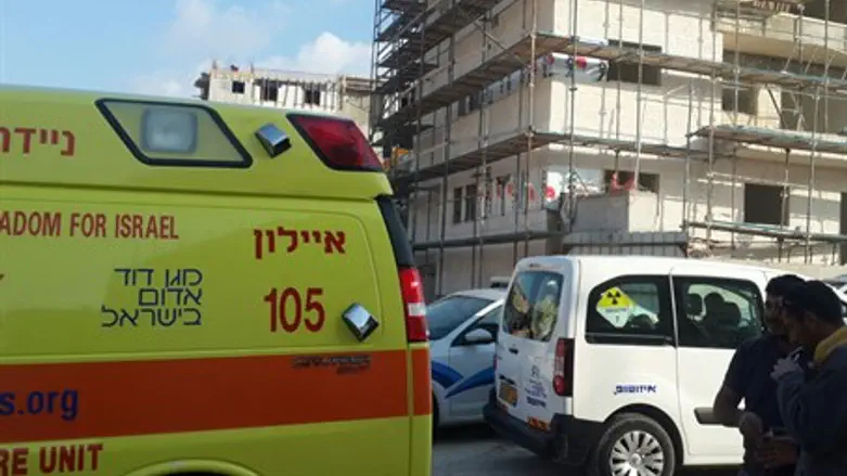 זירת הפיגוע במודיעין