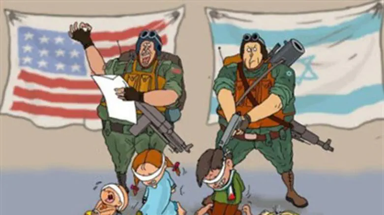 Fatah 'execution' cartoon