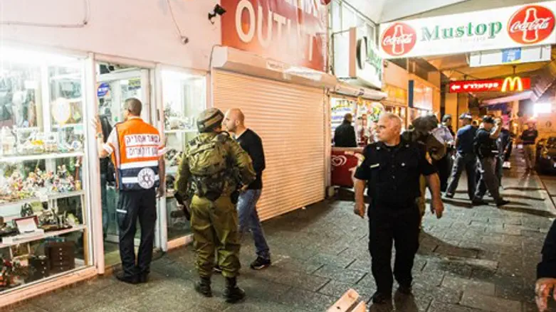 זירת האירוע בנהריה