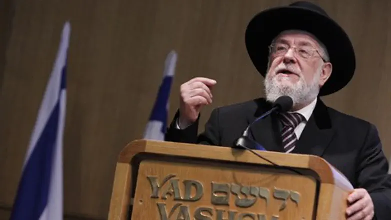 הפך לסמל. הרב ישראל מאיר לאו