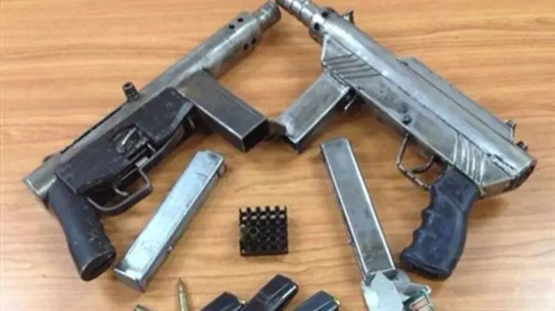 Illegal weapons cache