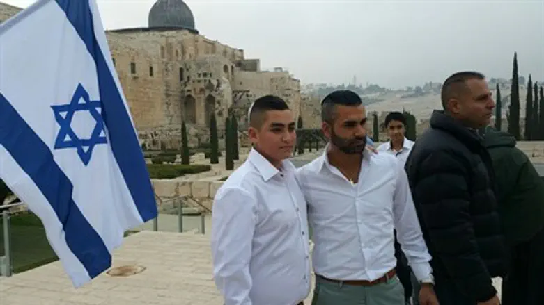 Naor Shalev at Kotel