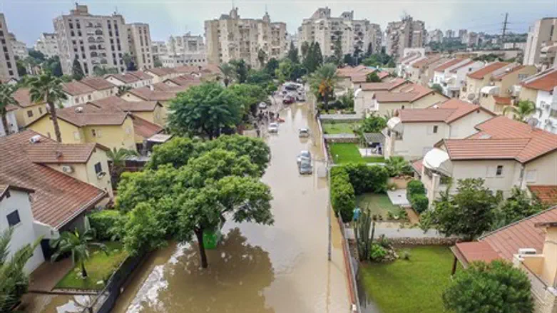 Потоп в Ашкелоне. Иллюстрация