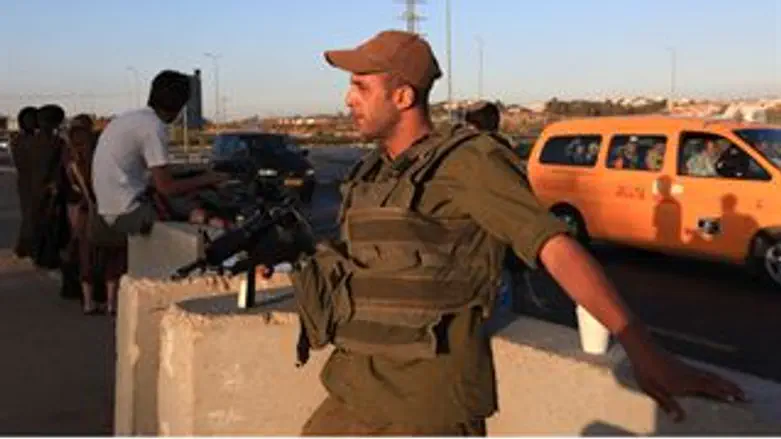 חיילי צה"ל בגזרת קרני. ארכיון