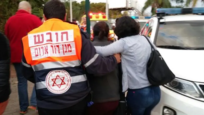 זירת הפיגוע ברעננה