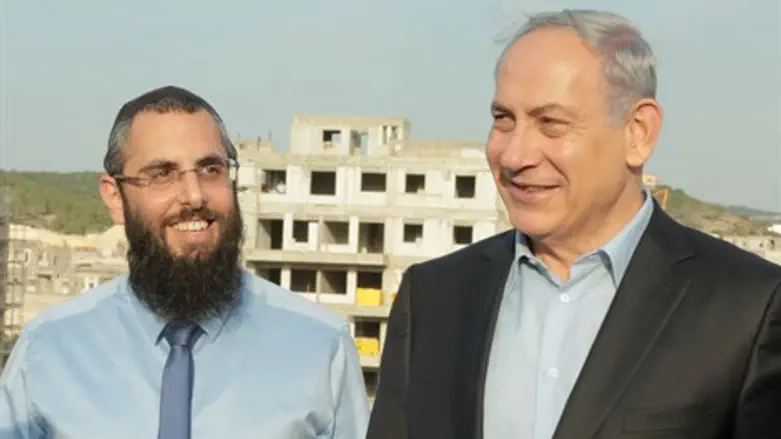 יצחק קשת עם נתניהו