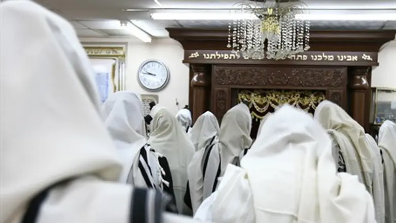 Synagogue worshippers