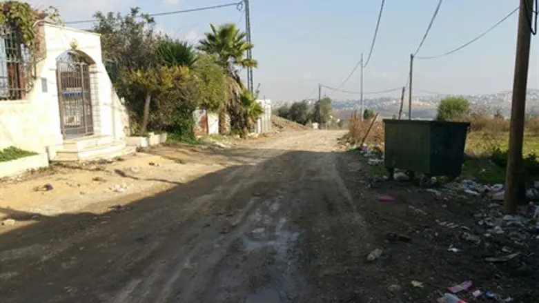 הכביש שנסלל