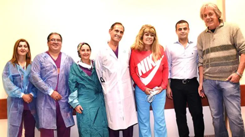 יהודית רימון עם הרופאים