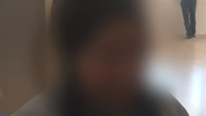 Жена одного из арестованных молодых евреев