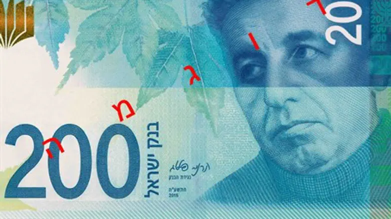 Новая 200-шекелевая купюра