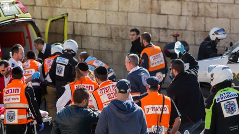 מפנים פצועים מהפיגוע בירושלים, היום