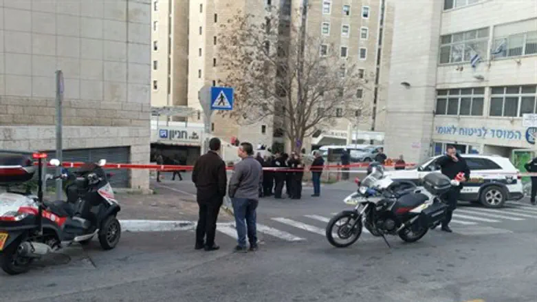 זירת הפיגוע הבוקר