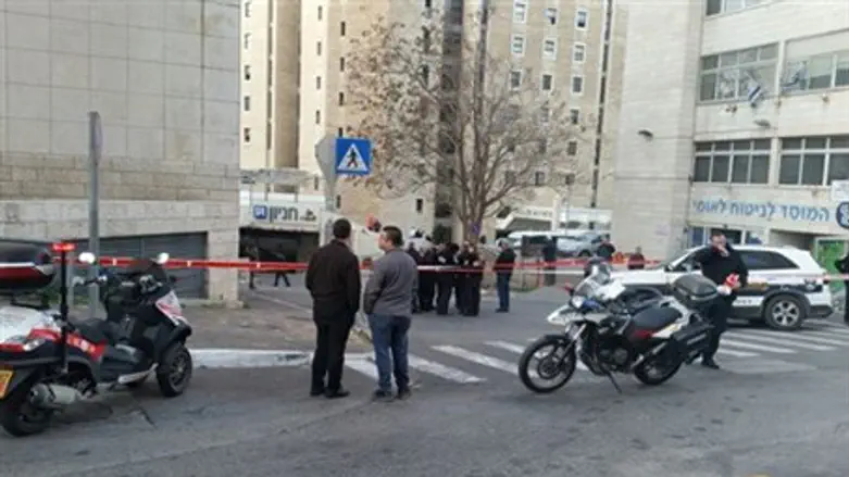Site of Jerusalem stabbing Dec 27