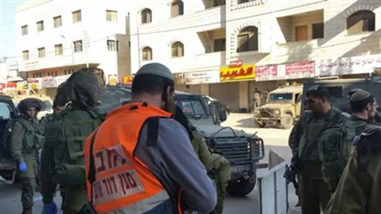 Scene of Huwara stabbing Dec 27