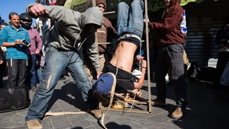 Duma protesters staged alleged ISA torture
