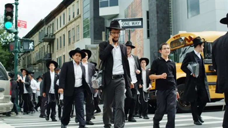 Jews in Brooklyn (illustration)