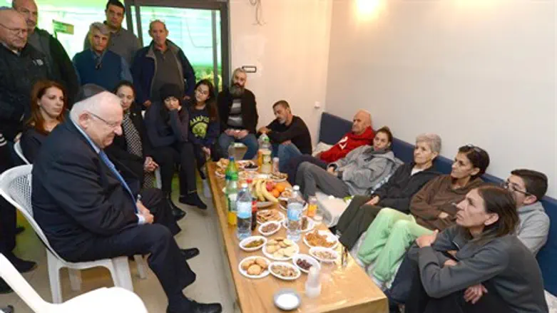 ריבלין בבית משפחת בן ארי