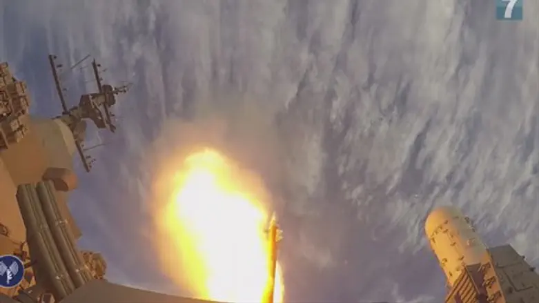 Test of Barak 8 Missile system