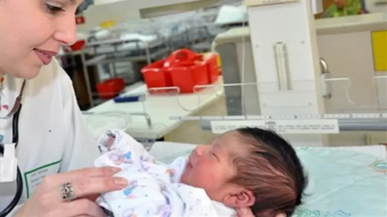 Some 176,700 babies were born in 2015 (illustration)