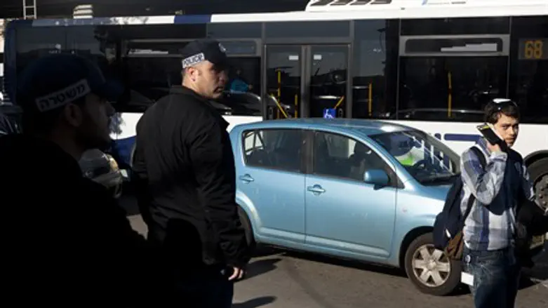 Место теракта у автобуса №40