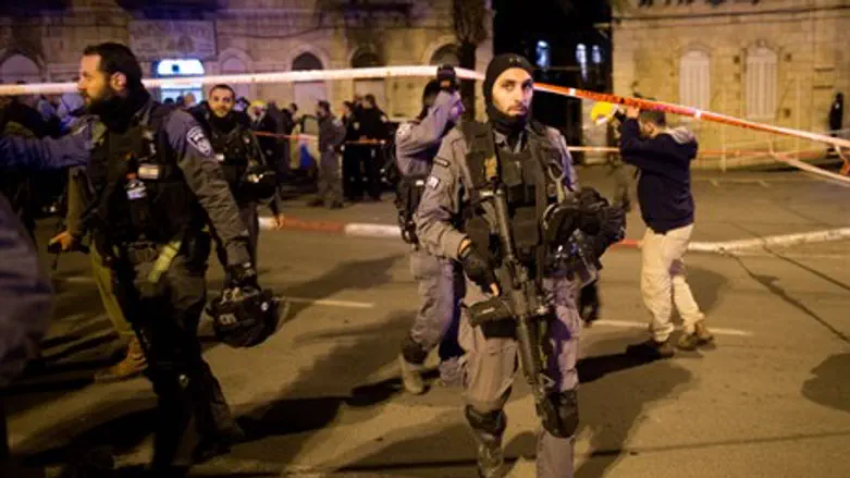 Site of stabbing attack (archive)