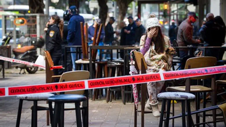 Scene of Tel Aviv shooting attack
