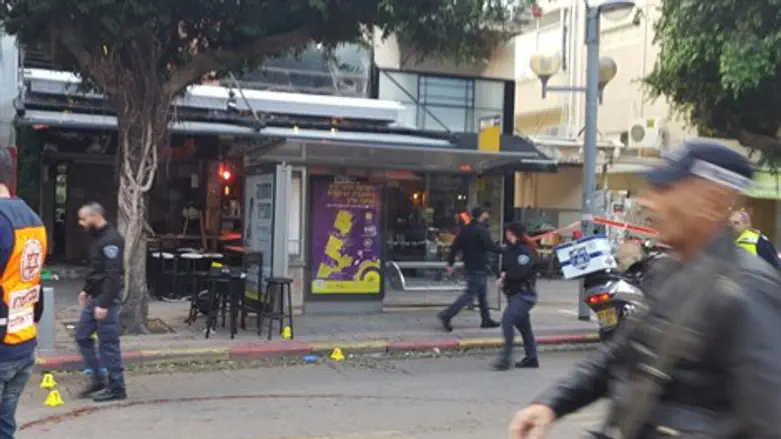 זירת הירי בתל אביב