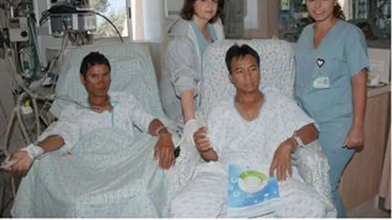 העובדים התיאלנדים בטיפול נמרץ