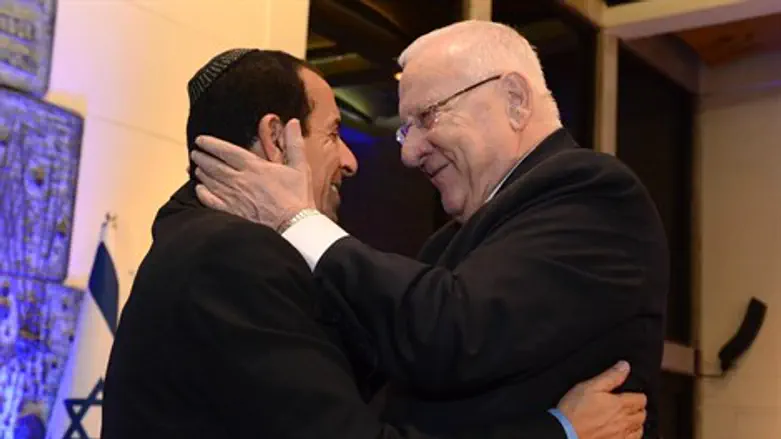 הנשיא ריבלין ואביהו מדינה