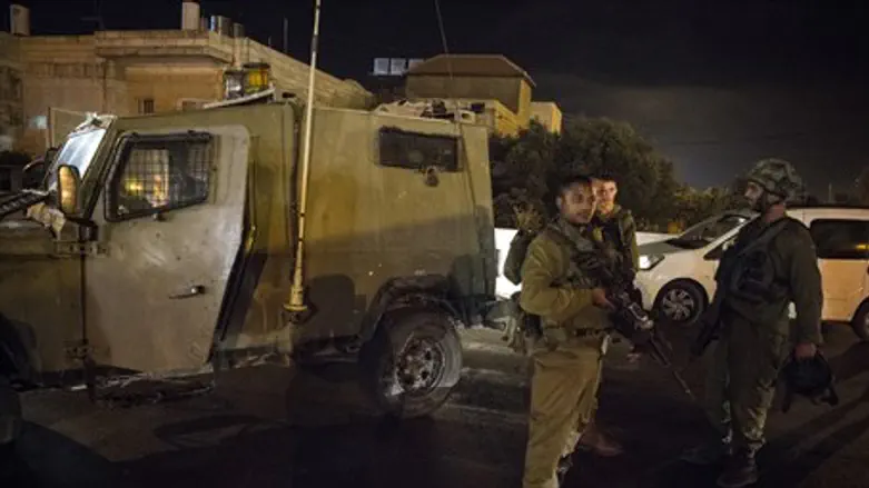 Ночной обстрел в Самарии