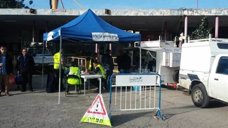 חפ"ק המשטרה בתחנה המרכזית בהרצליה