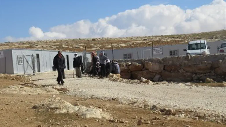 Строящаяся под Сусией палестинская школа