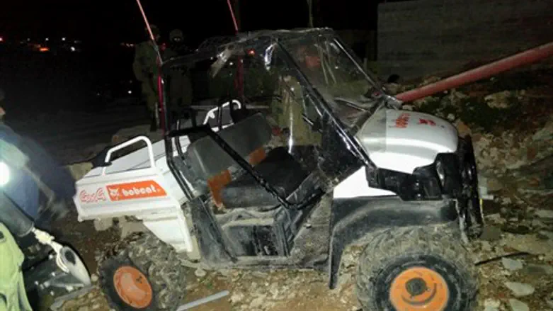 הטרקטורון שנתפס בחברון