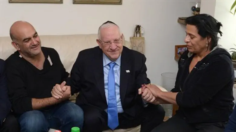 ריבלין בבית משפחת בקל