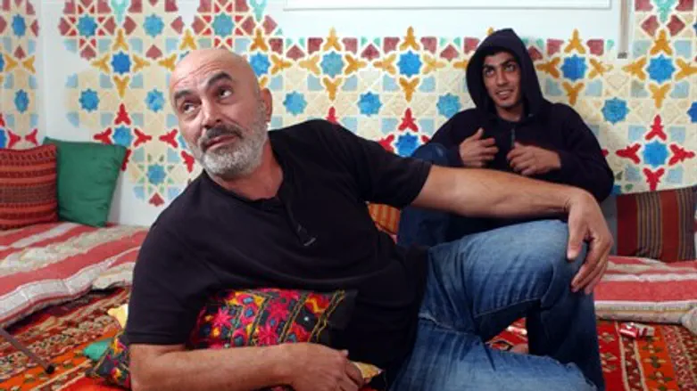 Ezra Nawi and his 'partner' Fuad Moussa, 2003