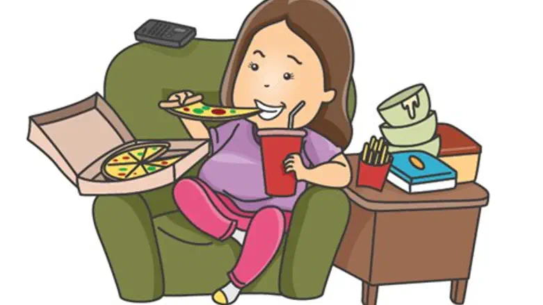 בפשטות מדובר באכילה מרובה, אבל ישנה חשיבות גם להרכב המזון