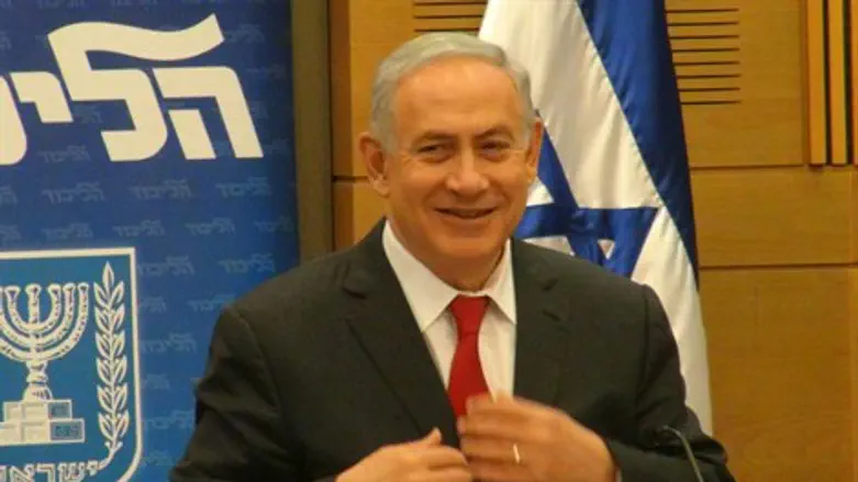 נתניהו בסיעה. היום