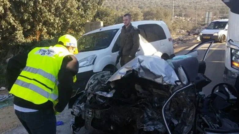 התאונה הבוקר בשומרון