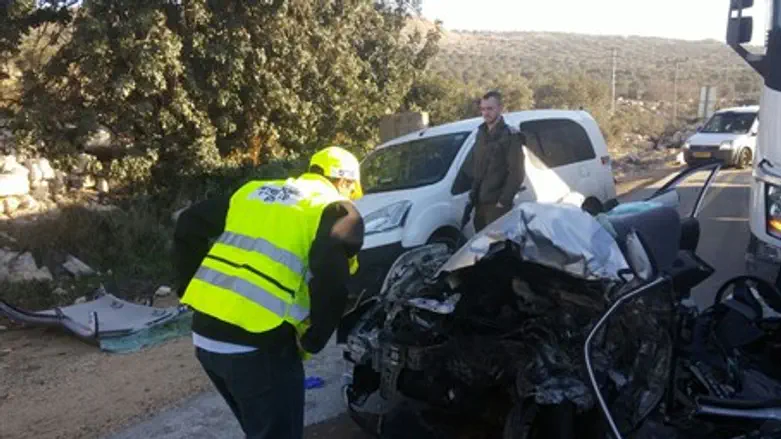 Scene of Samaria accident