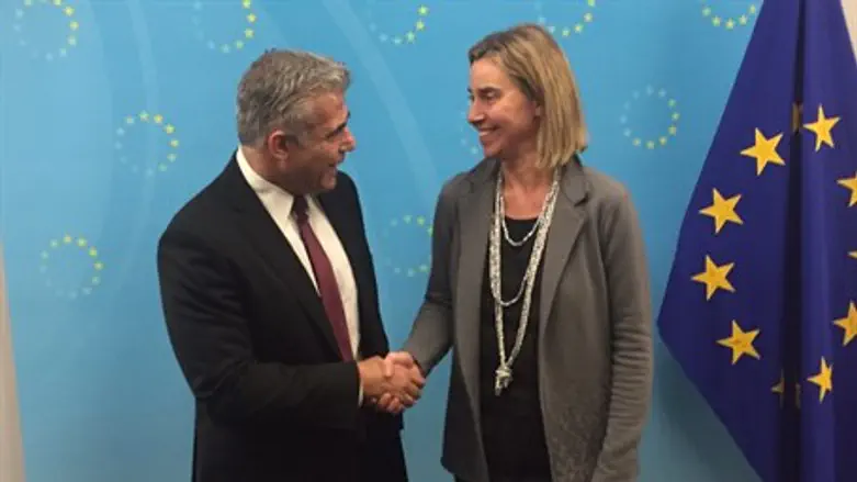 Lapid and Mogherini